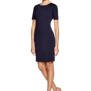 T Tahari Judianne Dress Navy 6 NWT